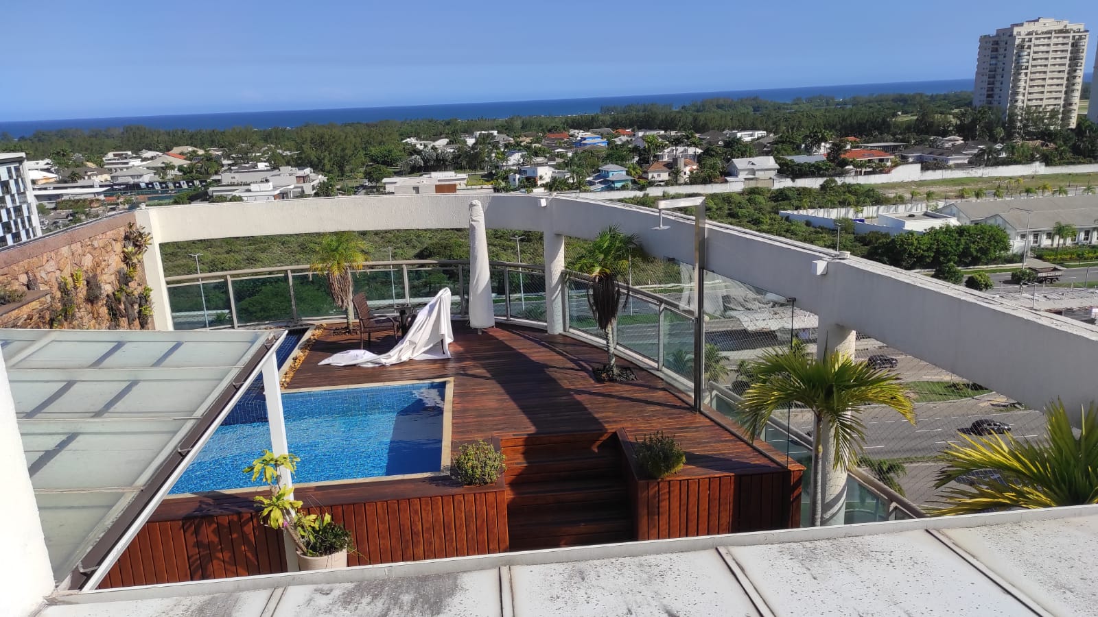 Cobertura para Deck e Piscina